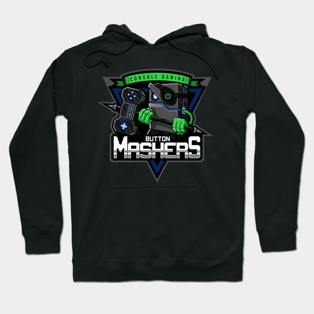 Console Gaming Button Mashers Hoodie by Just_Shrug